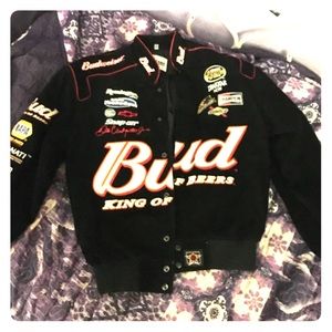 Dale Earnhardt NASCAR jacket suede